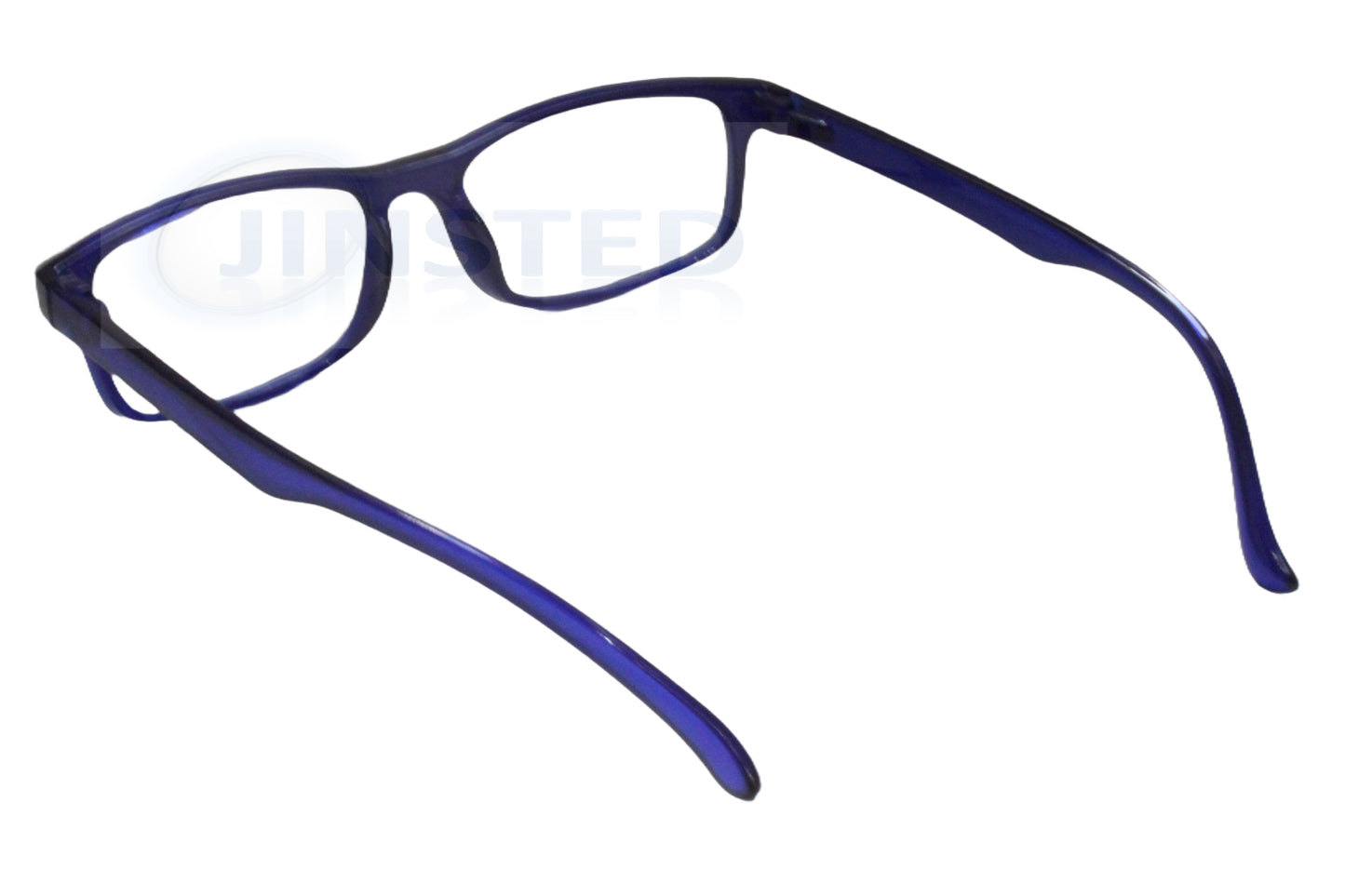Adult Blue Reading Glasses. Round Frame Unisex Spectacles