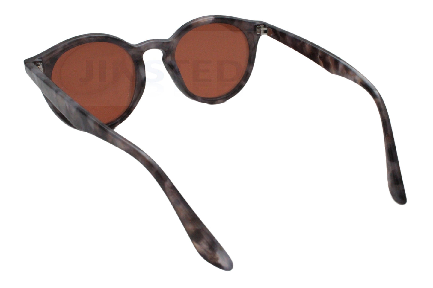 Mirrored Butterfly Sunglasses with Leopard Print Frame - Jinsted
