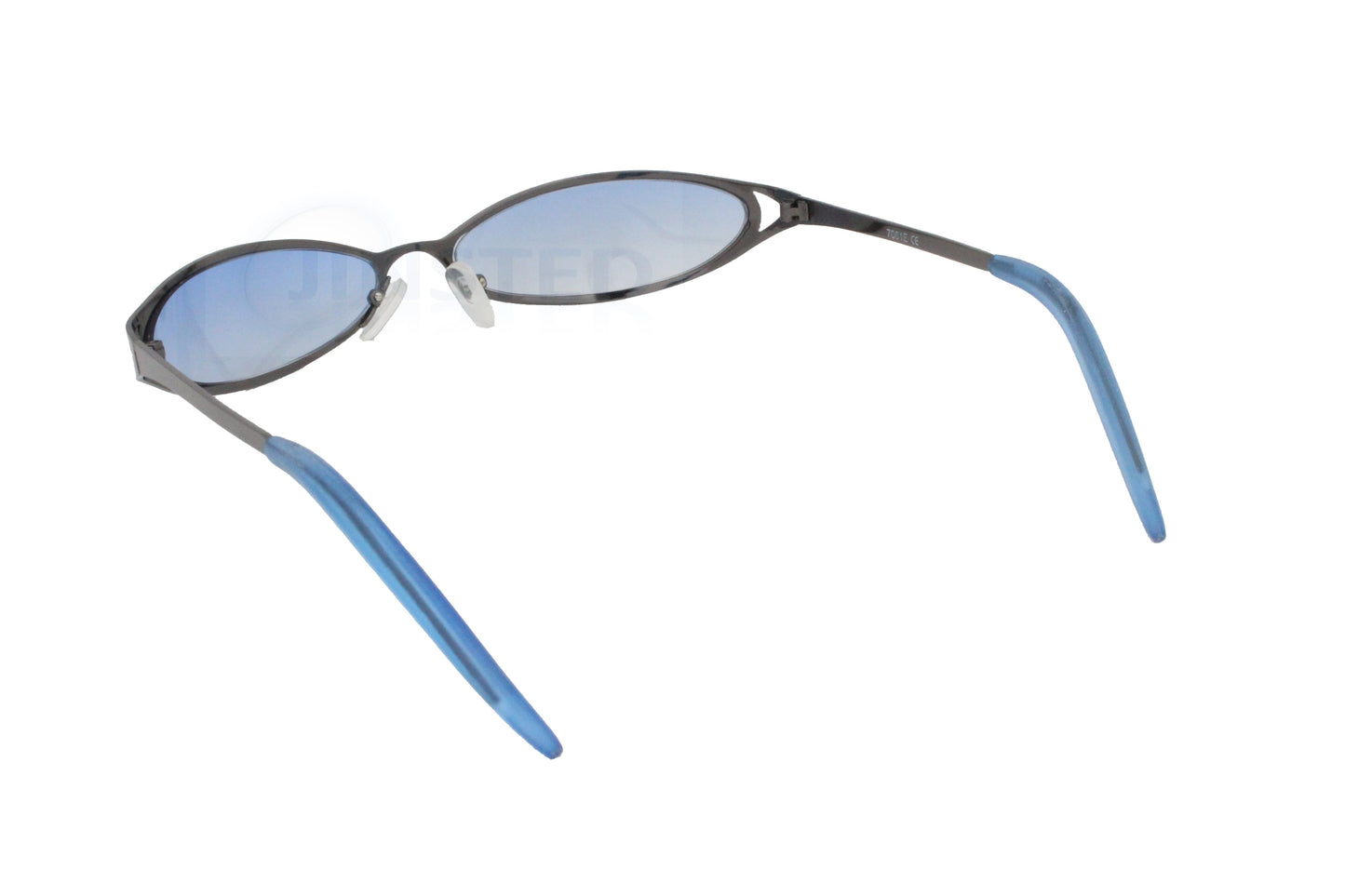 Adult High Quality Sunglasses Blue Tinted Wrap Around Sports Frame - Jinsted