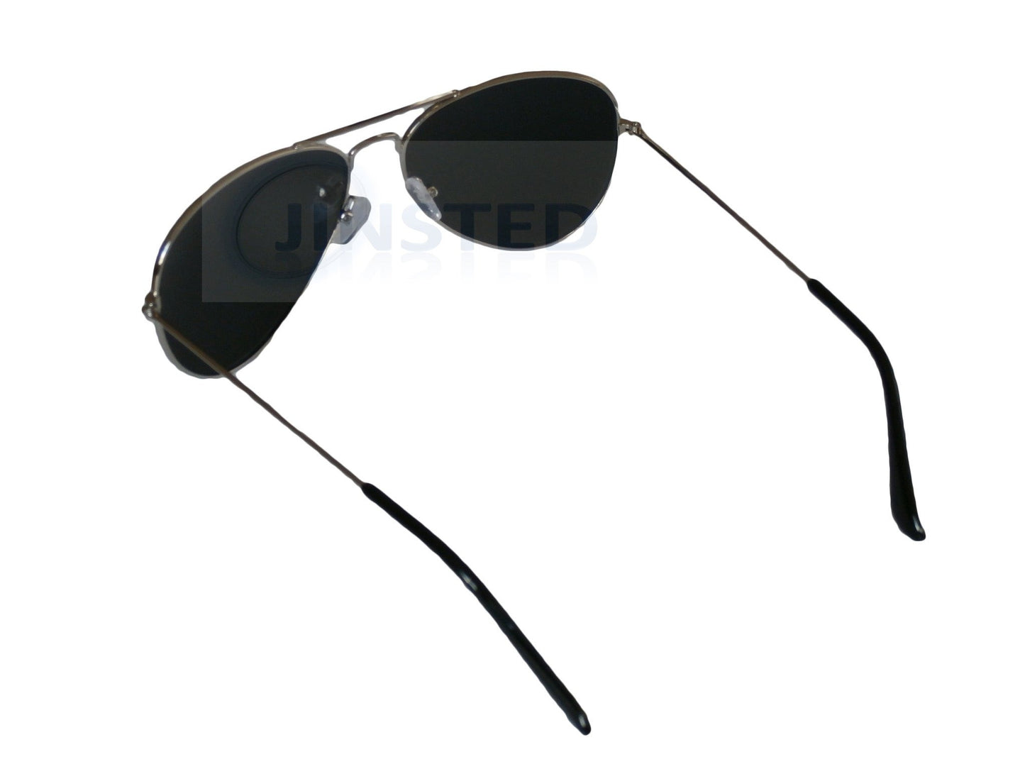 Adult Sunglasses, Adult Mirrored Reflective Lens Gold Frame Aviator Sunglasses, Jinsted