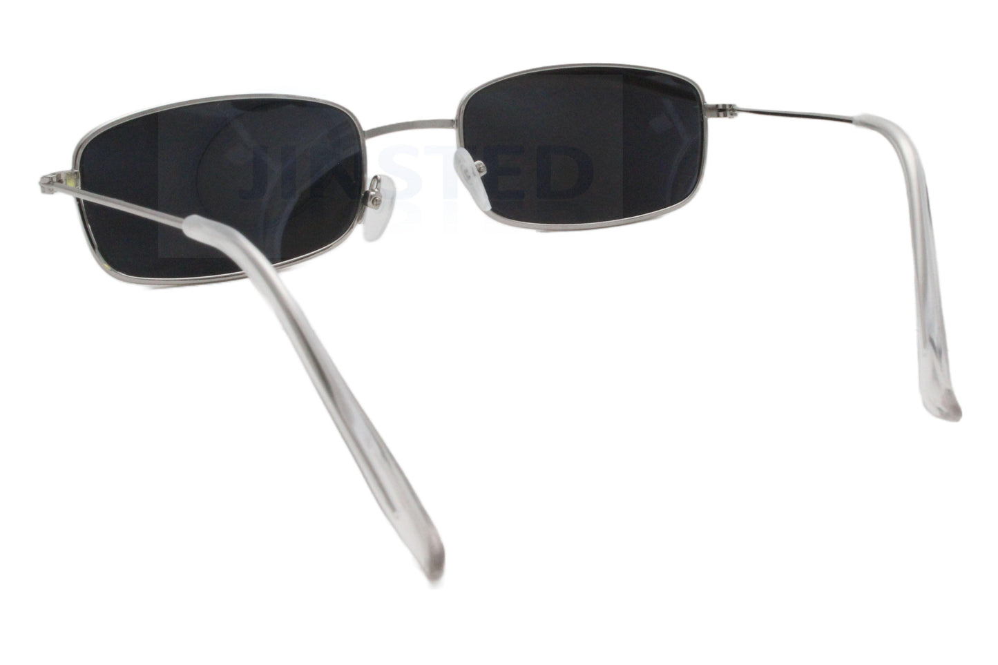 Adult Modern Silver Mirrored Sunglasses Reflective Lens UV400 - Jinsted