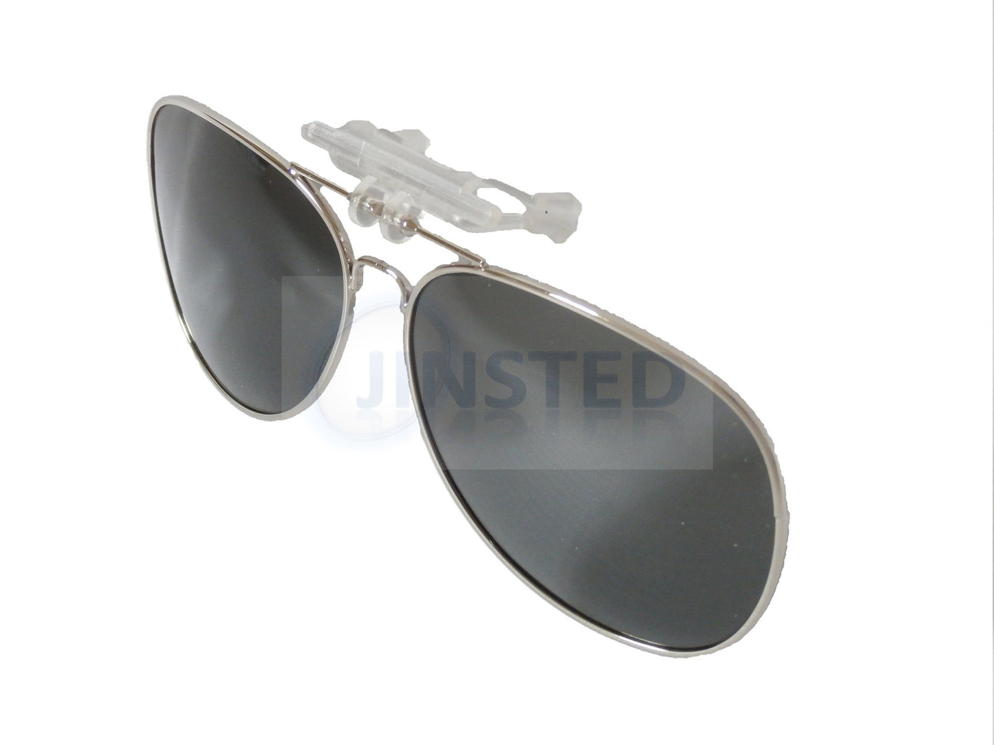 Adult Sunglasses, Black Aviator Clip On Flip Up Sunglasses, Jinsted