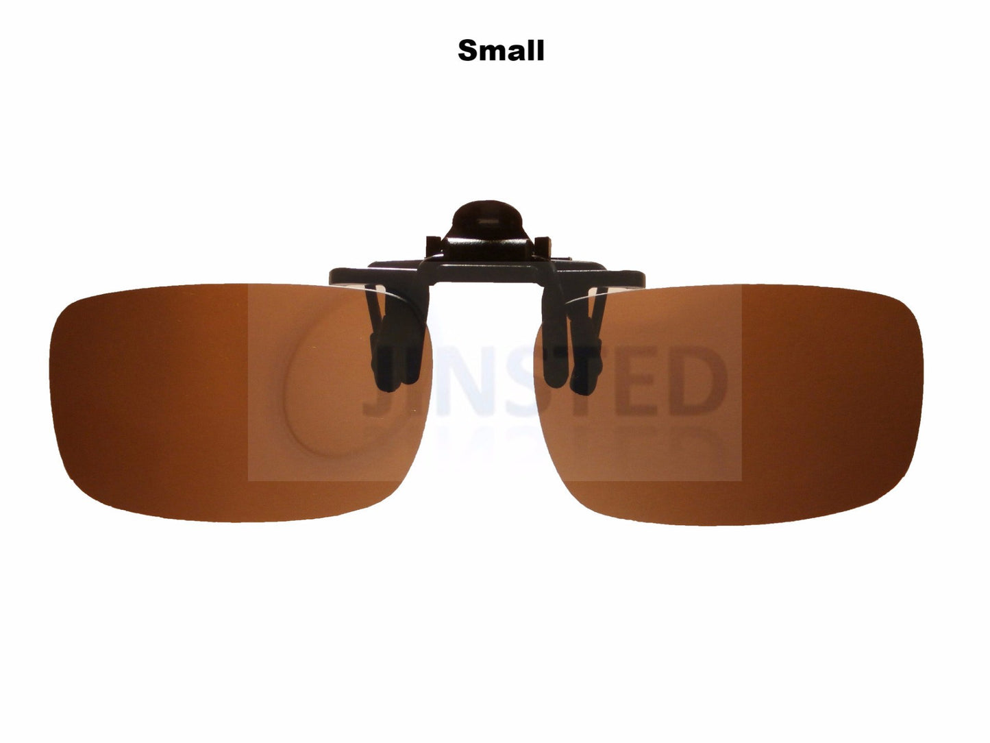 Adult Sunglasses, Brown Polarised Clip On Flip Up Sunglasses. Large Medium or Small, Jinsted