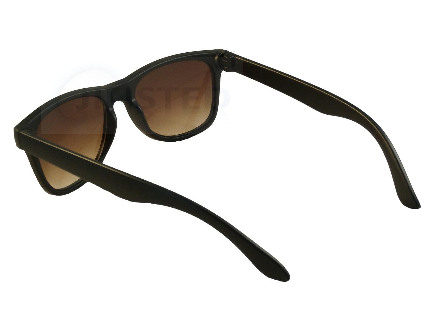 Childrens Sunglasses, Childrens Black Frame Sunglasses Brown Gradient Lens, Jinsted