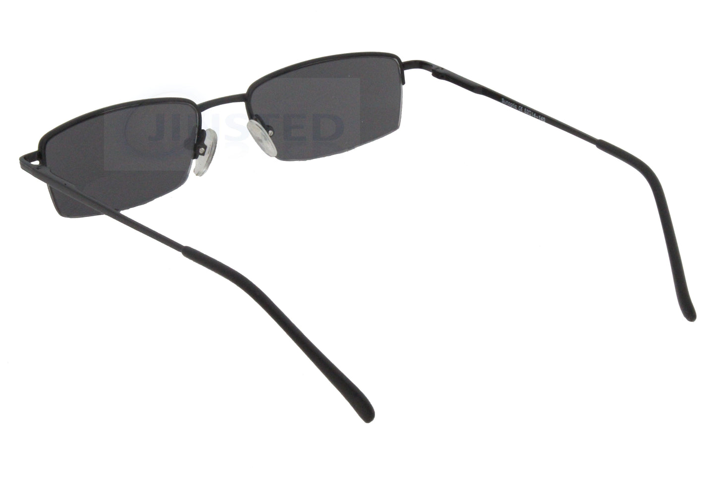 High Quality Adult Modern Sunglasses Black Tinted Lens Half Frame - Jinsted