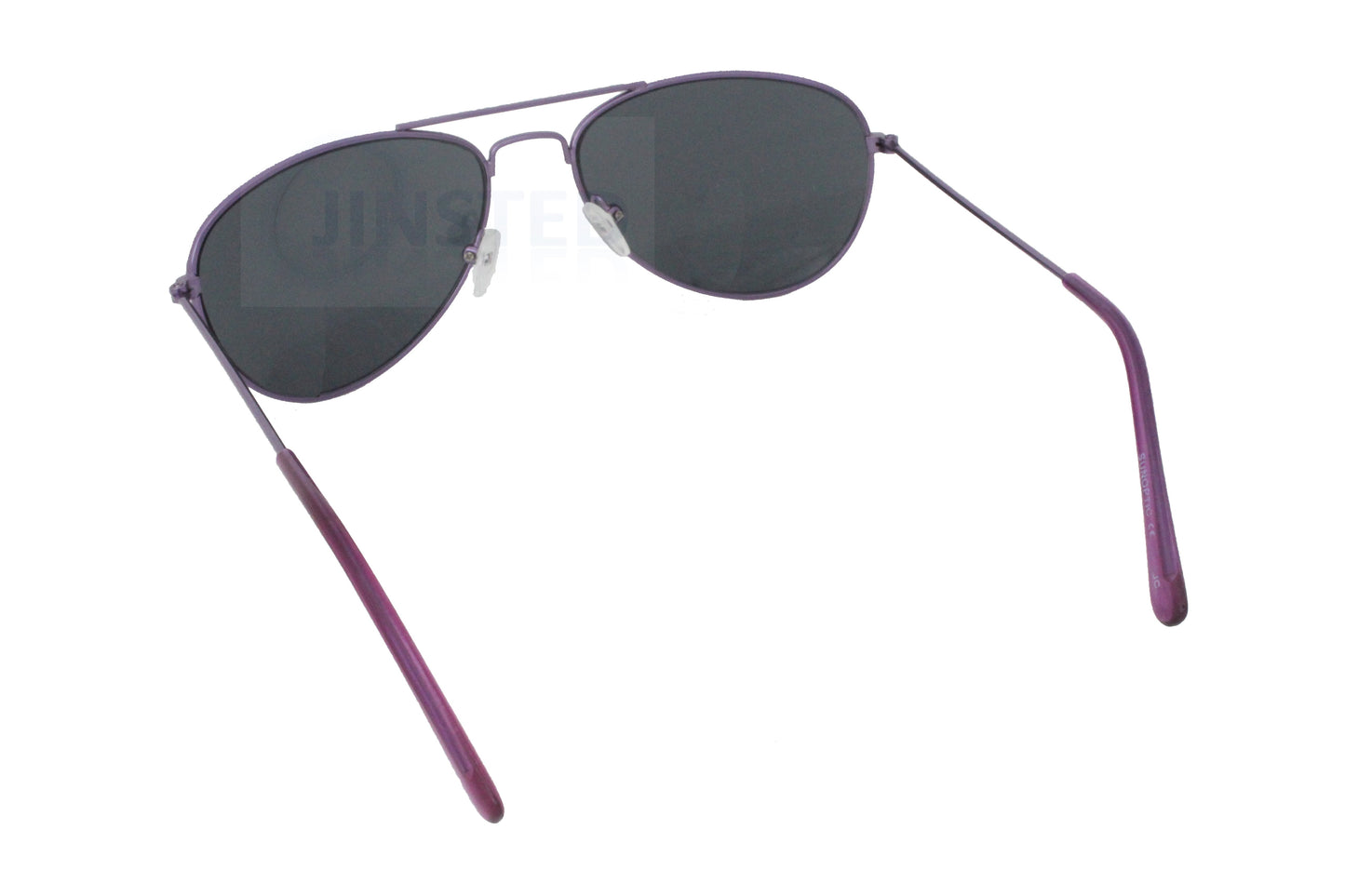 High Quality Childrens Sunglasses Tinted Lens Purple Aviator Frame - Jinsted
