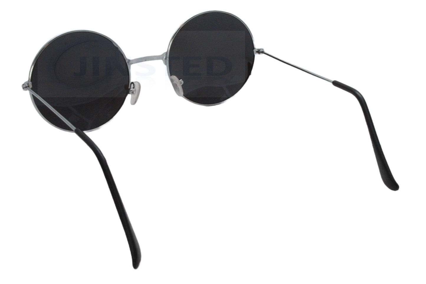 Silver Mirrored Teashades Sunglasses with Silver Frame - Jinsted