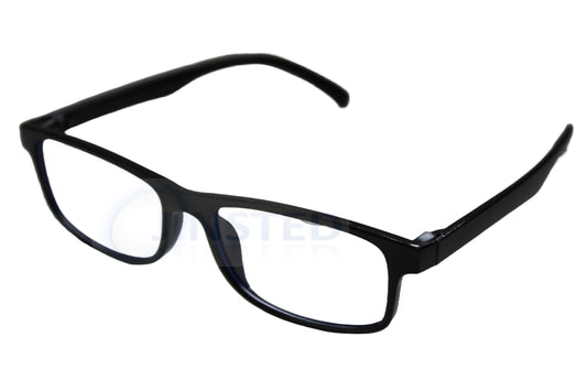 Adult Black Reading Glasses. Round Frame Unisex Spectacles