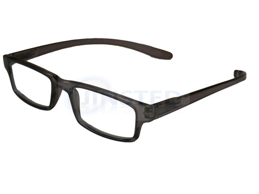 Adult Clear Grey Adult Unisex Reading Glasses - Jinsted