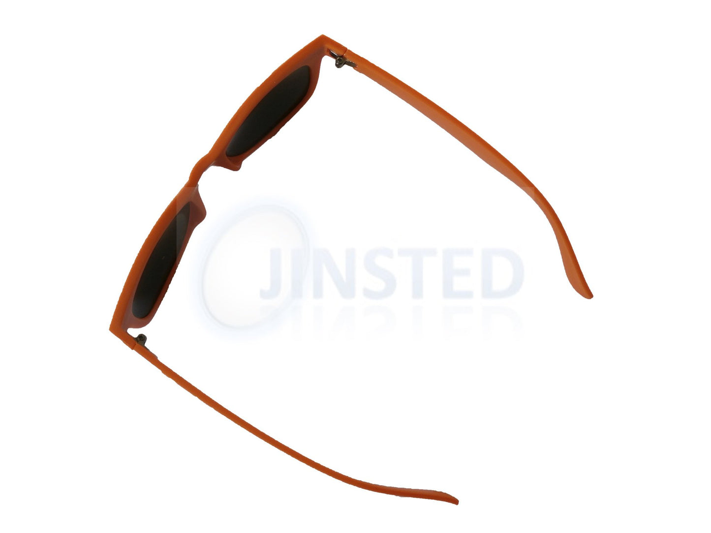 Adult Sunglasses, Adult Orange Frame Sunglasses Black Tinted Lens, Jinsted