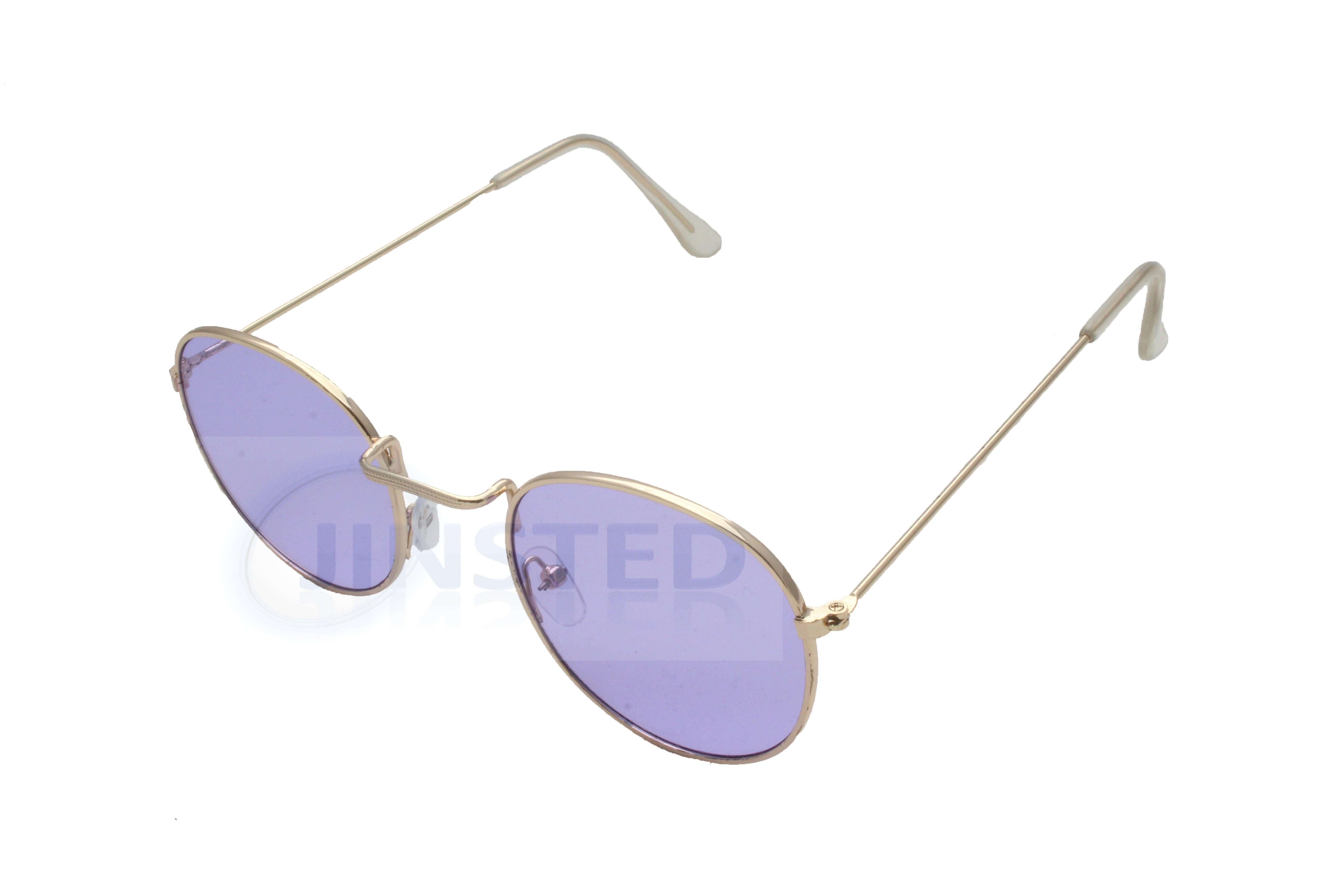 Round purple lens outlet sunglasses