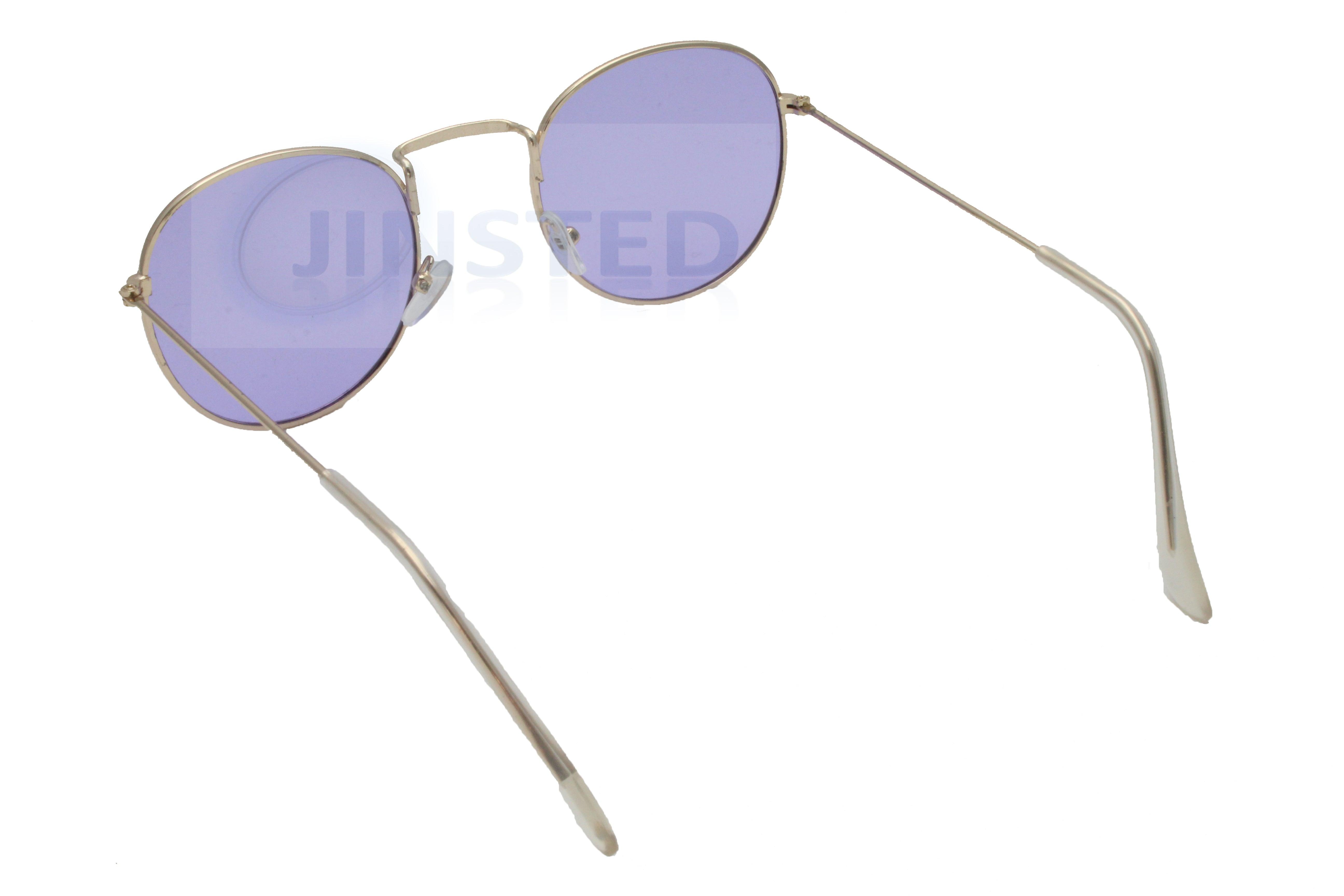 Round purple lens clearance sunglasses