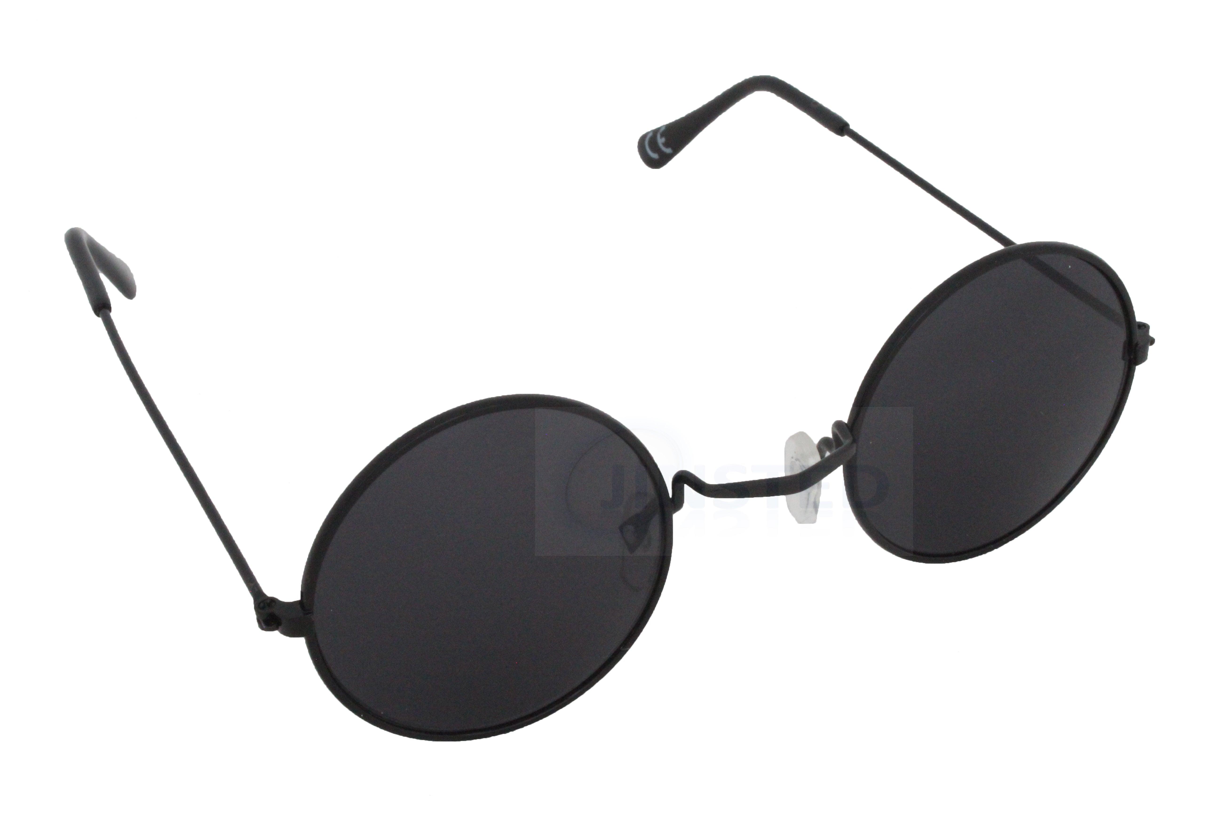 Black Teashades Sunglasses with Black Round Frame Jinsted