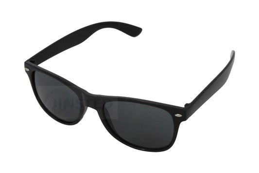 Childrens Black Frame Sunglasses Black Tinted Lens - Jinsted