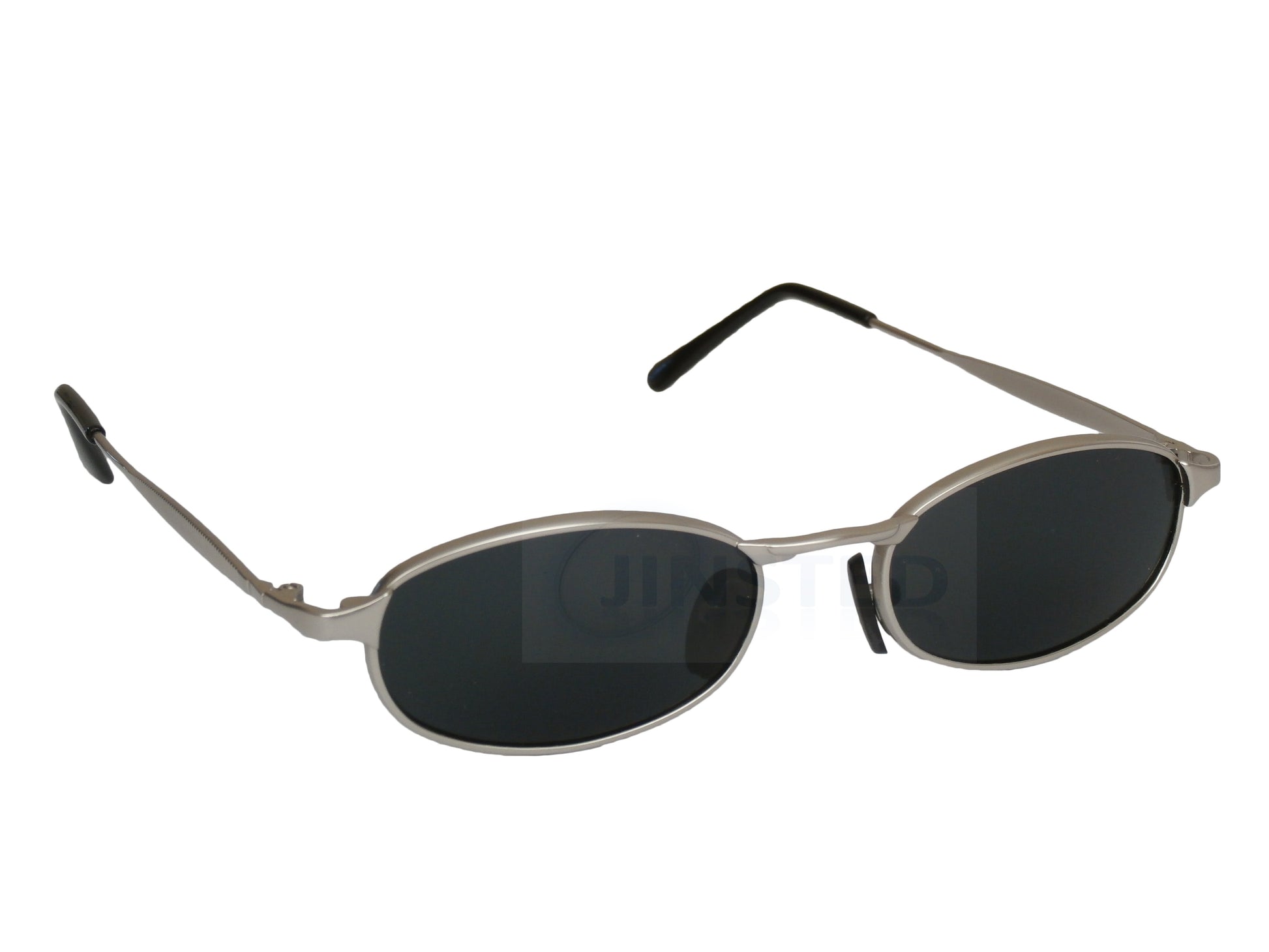 Adult Sunglasses, High Quality Adult Modern Sunglasses Dark Tinted Lens and Silver Frame, Jinsted