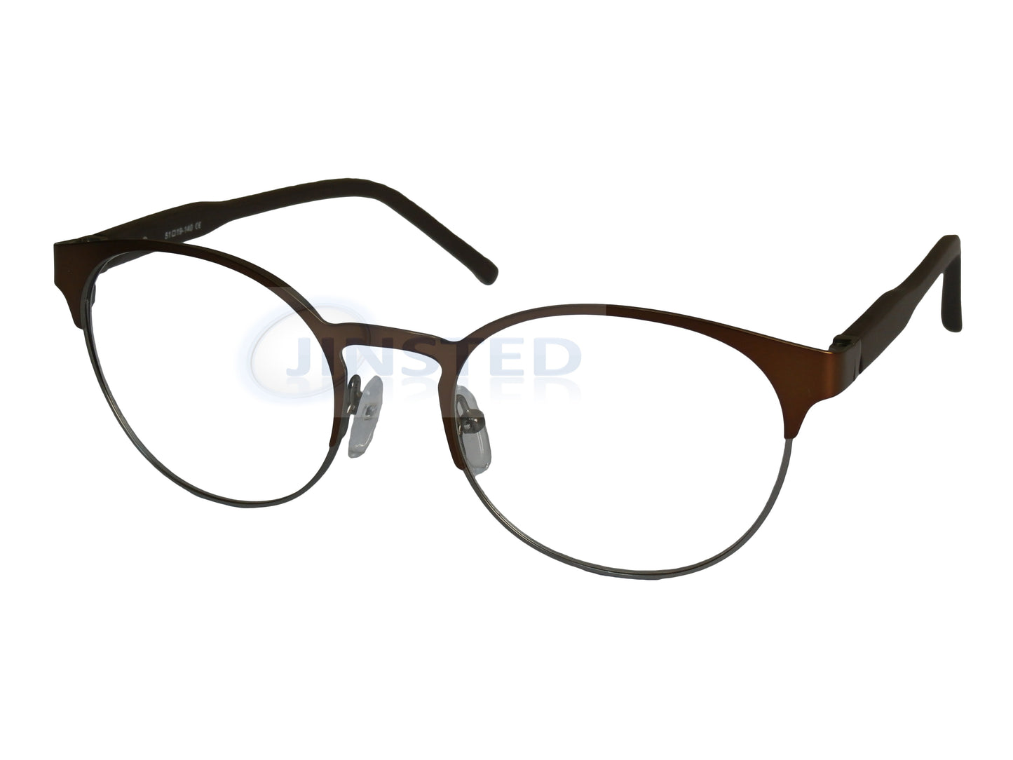 Glasses Frames, High Quality Luxury Swiss Designed Gold Round Glasses Frames, Jinsted