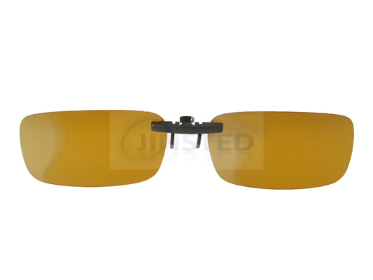 Adult Sunglasses, High Quality Yellow Polarised Clip On Fishing Sunglasses, Jinsted