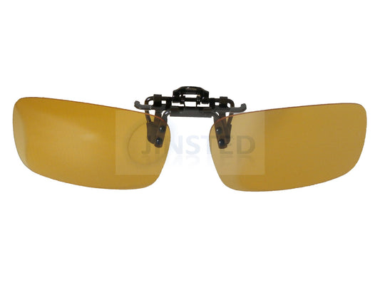Adult Sunglasses, High Quality Yellow Polarised Clip On Flip Up Fishing Sunglasses, Jinsted